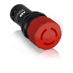 Nút nhấn dừng khẩn cấp không có đèn, màu đỏ ABB, Điều khhiển nút nhấn 30mm