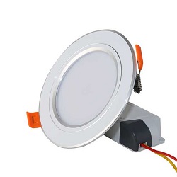 Đèn LED Âm trần Downlight 90/7W (viền bạc)