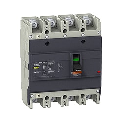 MCCB EASYPACT EZC250 4P 25KA 225A